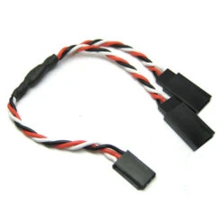 Etronix Futaba Twisted Y Extension Wire - 15cm 22AWG