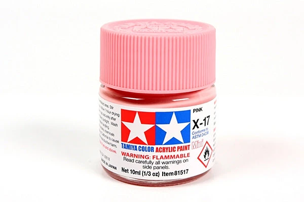Tamiya Acrylic Mini X-17 Pink Paint