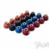Alu Flange Lock Nuts 3mm - Orange 5pcs