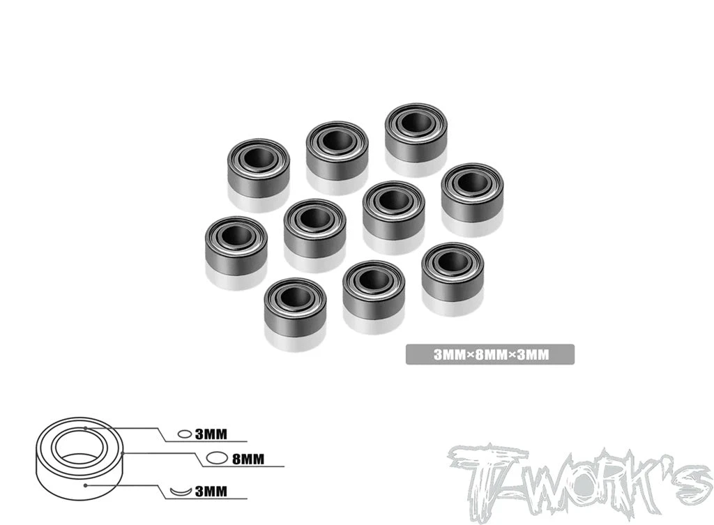 Bearing 3x8x3mm - 10pcs