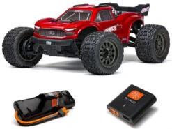 Arrma Vorteks Boost 4x2 550 Mega 1/10th Electric 2wd ST - Red With Battery & Charger