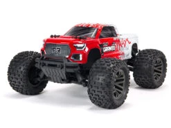 Arrma Granite 4X4 3S BLX Firma SLT3 1/10th Brushless Monster Truck Ready To Run - Red/White