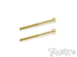 Gold CapHead Screws Half Thread M3 X 40mm - 2pcs