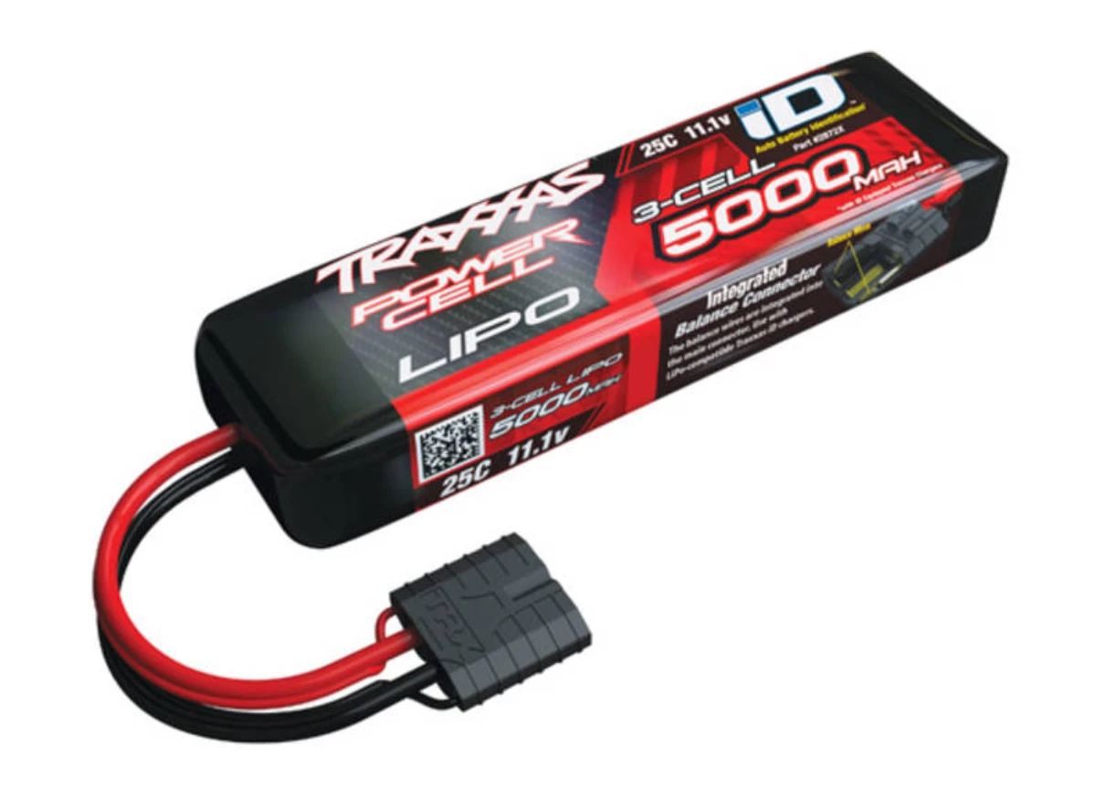 Traxxas LiPo 3S 5000mAh 11.1V 25C ID Power Cell Battery