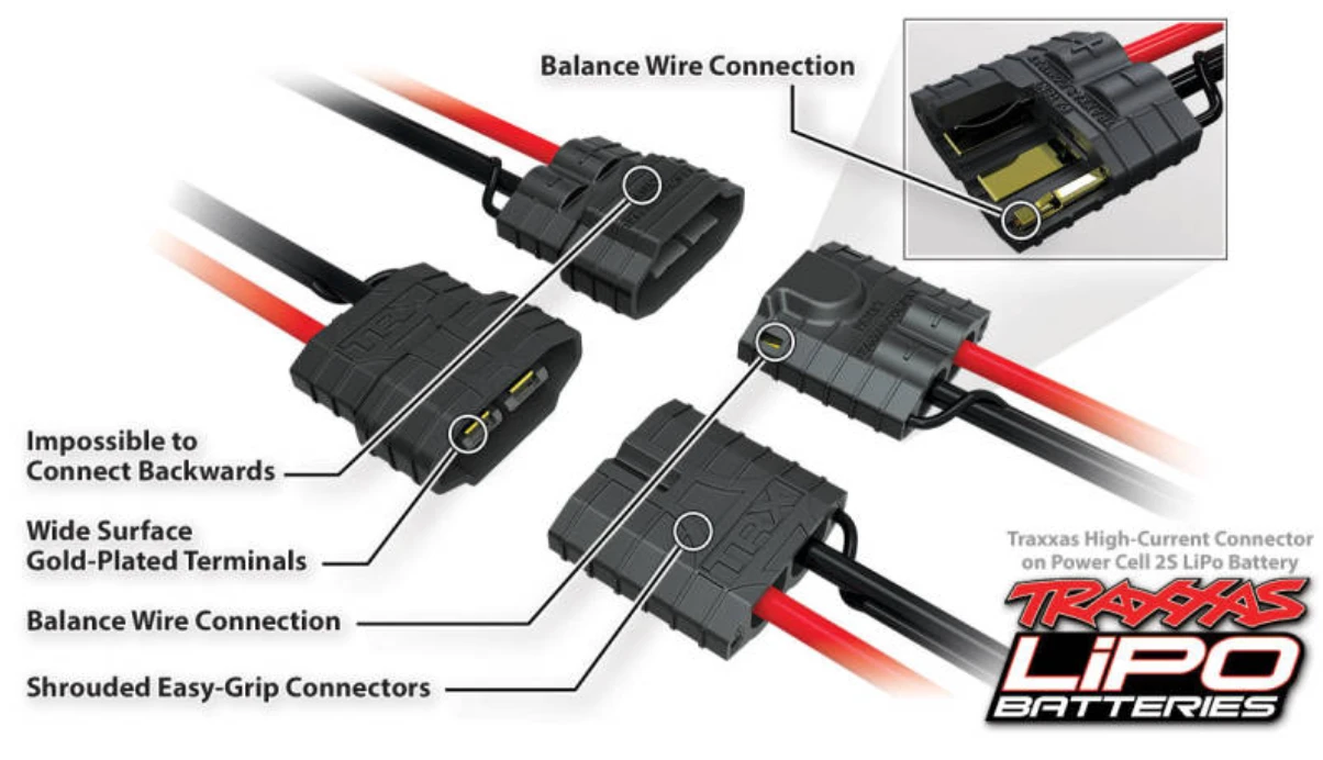 Traxxas LiPo 3S 5000mAh 11.1V 25C ID Power Cell Battery - Image 2