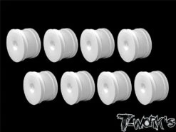1/10th Rear Wheel White 2.2 12mm Hex - 8pcs