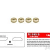 Brass Washer For Suspension Arm 3x10x3mm - 4pcs