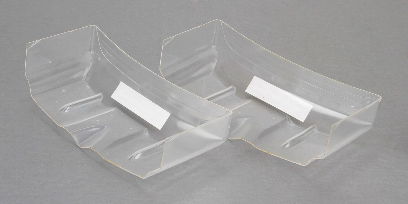 6.5 Medium Downforce Wing Clear - 2 Pcs