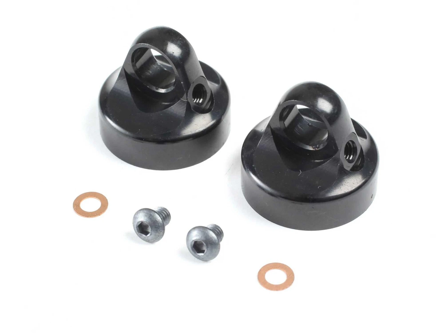 22 Domed Bleeder Alu Shock Caps - 2pcs