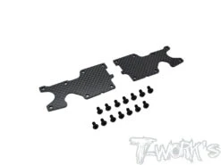 Sworkz S35-4 Graphite Rear A Arm Stiffeners 1mm