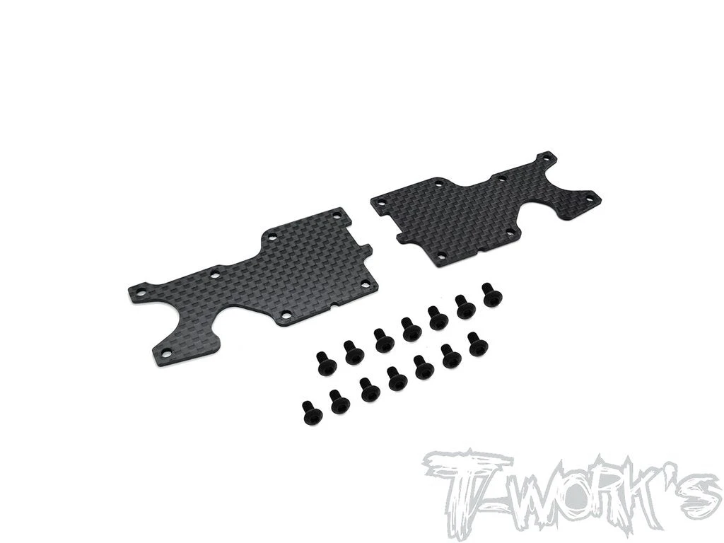 Sworkz S35-4 Graphite Rear A Arm Stiffeners 1mm