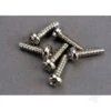 Traxxas Button Head Self Tapping Screws 3x10mm - 6pcs