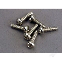 Traxxas Button Head Self Tapping Screws 3x10mm - 6pcs