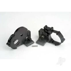 Traxxas Rustler Gearbox Halves With Idler Gear Shaft - Black