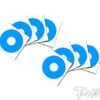 1/8th Buggy Wheel Stickers Blue - 8pcs
