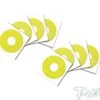 1/8th Buggy Wheel Stickers Yellow - 8pcs