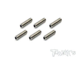 Titanium Hex Grub Screw 3 X 10mm - 6pcs