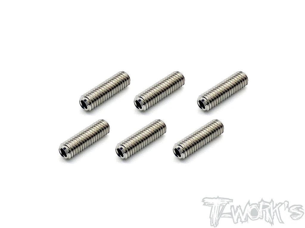 Titanium Hex Grub Screw 3 X 10mm - 6pcs