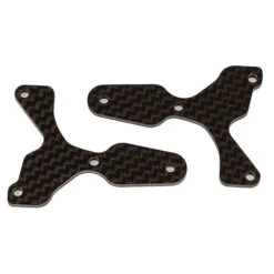 Team Associated RC8B4 Factory Team Front Lower Suspension Arm Inserts - Carbon