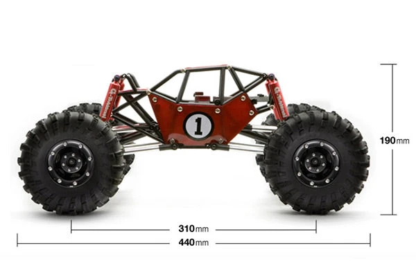 GMade R1 Rock Buggy 4wd 1/10th Rock Crawler - RTR - Image 2