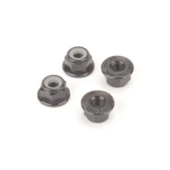 M4 Alloy Serrated Nuts - Black