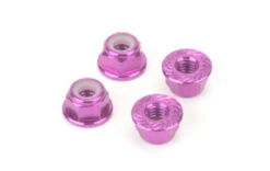 M4 Alloy Serrated Nuts - Purple