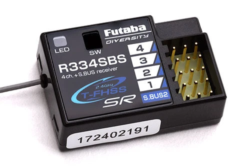 FUTABA R334SBS T-FHSS SR 4 Channel Receiver