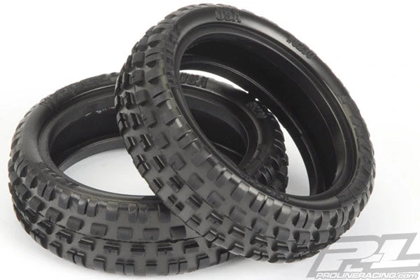 Proline 1/10th Wedge Squared 2.2" Z3 Medium Carpet 2wd Front Tyres - 1pr - Image 2