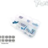 Alu 3mm Bore Washer Set Various Sizes - Tamiya Blue