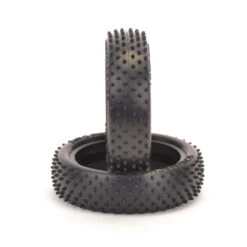 Schumacher Mini Dart 2wd 1/10th Off Road Front Tyres Silver - 1pr