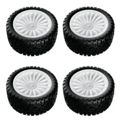 Rally L Tyres White Wheels