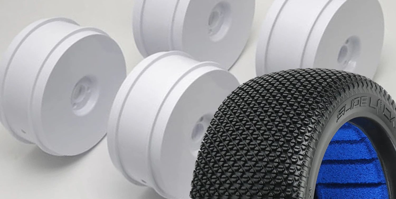 Proline Slide Lock MC Tyre Deal - AE White Wheels - Set Of 4